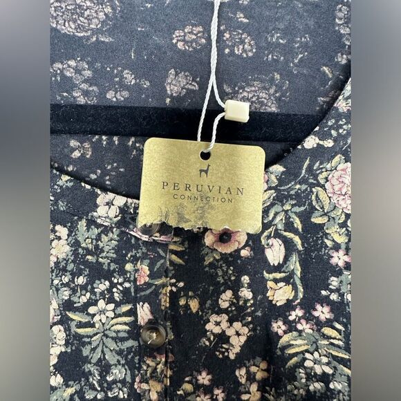 NWT Peruvian Connection Alpine Flower Tunic Sz S - Picture 5 of 9
